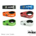 Yamaha - ARMAT by Alba Racing Brake Line Clamp (6 colors: Black, Silver, Red, Green, Blue and Orange) !!