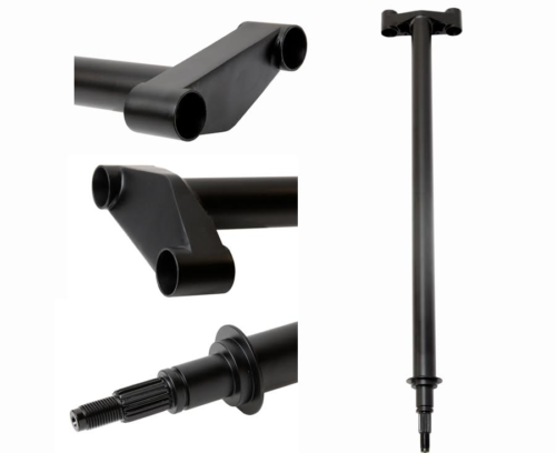 Lonestar Racing LSR +1 +0 Steering Stem With 1 1/8" Clamp For Yamaha YFZ450R & YFZ450X (Gloss Black)