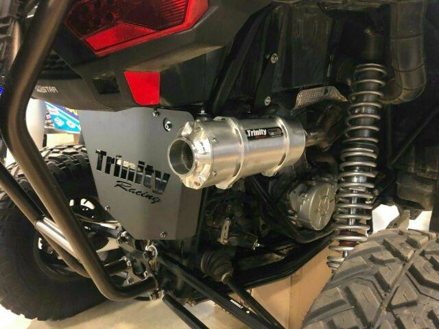 Trinity Racing "Stinger" RZR Turbo Exhaust System (Brushed or Black