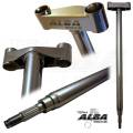 ARMAT by Alba Racing Yamaha Raptor 700 4130 Chromoly Steering Stem +1 1/2 (Black or Chrome) (FREE CLAMP) !!