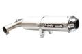 TRINITY RACING YXZ 1000R SLIP ON EXHAUST (SILVER, BLACK)