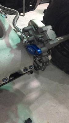ATV Parking Brake Block Off Plate For Yamaha YFZ450 R 450X Warrior Banshee 350