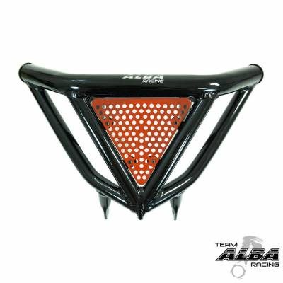 パイロットランプナンバー枠 パイロットランプ穴付き ステンレス ナンバー枠 大型 字光式対応 20531130S アルミ (フロント) スモーク RZV500R (アンチノーズダイブ付) BUILD A LINE