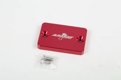 ARMAT by Alba racing Honda TRX400/300/250EX Billet Master Cylinder Cover w/ Logo - Image 1