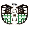 YFZ 450R and 450X Nerf Bars Black with Green nets
