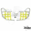 Honda 300ex Nerf Bars Silver with Yellow Nets