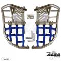 Arctic Cat DVX400 ProPeg Nerf Bars Silver with Blue Nets