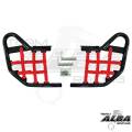Arctic Cat Nerf Bars Black with Red Nets