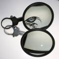 Axia Alloys 5" Side Mirrors (Convex)(Black or Silver) - Image 1