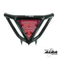 Alba Racing KFX450r Black Intimidator Front Black bumper Red screen