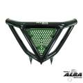 Alba Racing KFX450r Black Intimidator Front Black bumper Green screen