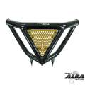 Alba Racing YFZ450 Intimidator Bumper Black with Gold Screen