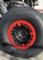 RZR Pro R Billet Wheels (Black Center Caps with Red Ring)
