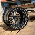 RZR Pro R Billet Wheels (Black Center with Stock Caps and Black Ring)
