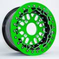 Kawi Green Custom Baja Crusher Billet UTV Beadlock Wheels (SET OF 4 WHEELS)