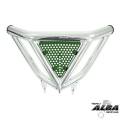 Alba Racing Raptor 110 Intimidator Bumper Silver with Green Screen