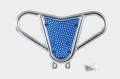 Alba Racing Yamaha Raptor 90 M2 Front Bumper Silver with Blue Screen