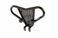 Alba Racing Yamaha Raptor 90 M2 Front Bumper Black with Black Screen (Back view)
