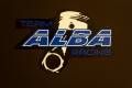 Honda Talon - Body - Alba Racing decal 9" x 6" Bk / Blue